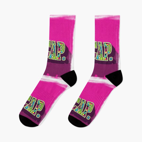 Item preview, "NO CAP" Bold Retro 3D Typography - Vibrant Split Color Pop Art Design designed and sold by WHITE FLAME PRINTS.
