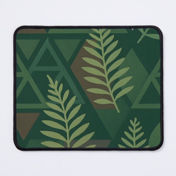 Item preview, Nested Triangles x Polypodiaceae Ferns Art Print – Rainforest Floor designed and sold by Artsy-With.