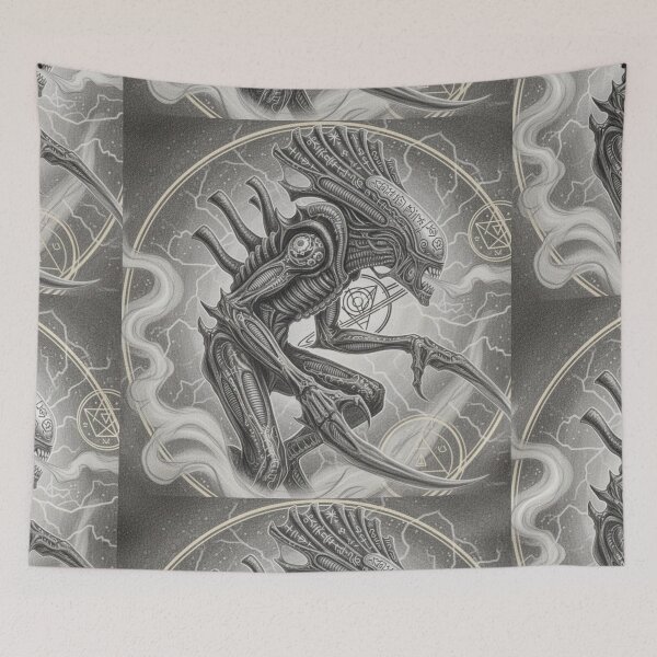 Item preview, Xenomorph pencil drawing classic t-shirt  designed and sold by HuntsmithMerch.