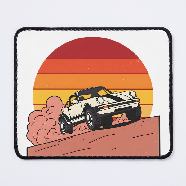 Item preview, Vintage Rally Car Off-Road Racing Retro Sunset 70s 80s Vibe Design designed and sold by Off-Road-Zone.