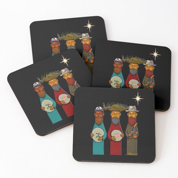Item preview, Puerto Rican Three Kings Pleneros with Boricua Musical Spirit designed and sold by SoLunAgua ..