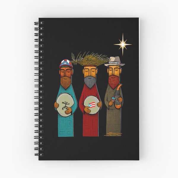 Item preview, Puerto Rican Three Kings Pleneros with Boricua Musical Spirit designed and sold by SoLunAgua ..