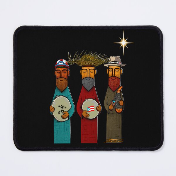 Item preview, Puerto Rican Three Kings Pleneros with Boricua Musical Spirit designed and sold by SoLunAgua ..