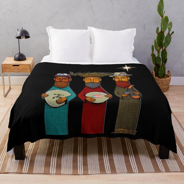 Item preview, Puerto Rican Three Kings Pleneros with Boricua Musical Spirit designed and sold by SoLunAgua ..