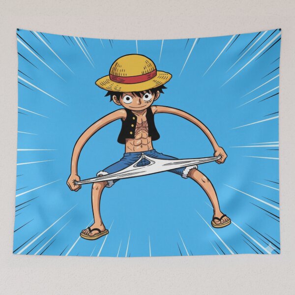 Item preview, Rubber Pirate Power – Anime Adventure Hero Fan Art designed and sold by Marcela's world and universe.