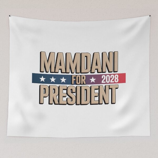 Item preview, Mamdani 2028 – Bold Statement Design with Patriotic Flair designed and sold by SoftyDesigns.