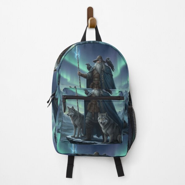 Item preview, Odin and his wolves designed and sold by HuntsmithMerch.