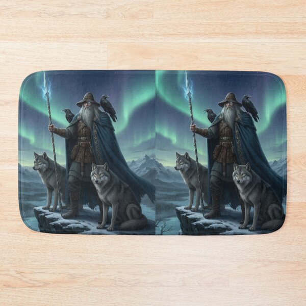 Item preview, Odin and his wolves  designed and sold by HuntsmithMerch.