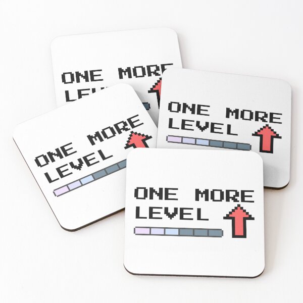 Item preview, Progress Bar Gamer – One More Level Motivational Design designed and sold by PHRASEandSTYLE.