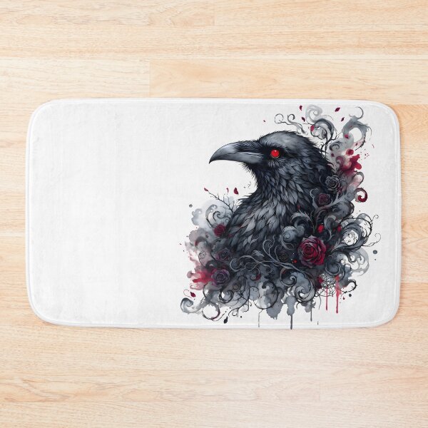 Item preview, Grinning Raven Smoky Watercolor designed and sold by RubisLeaf.
