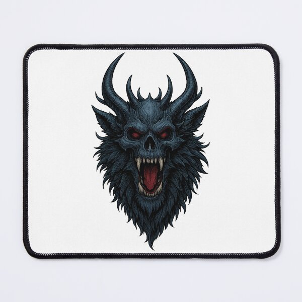 Item preview, Horned Beast Screaming in Darkness designed and sold by VivaThread.