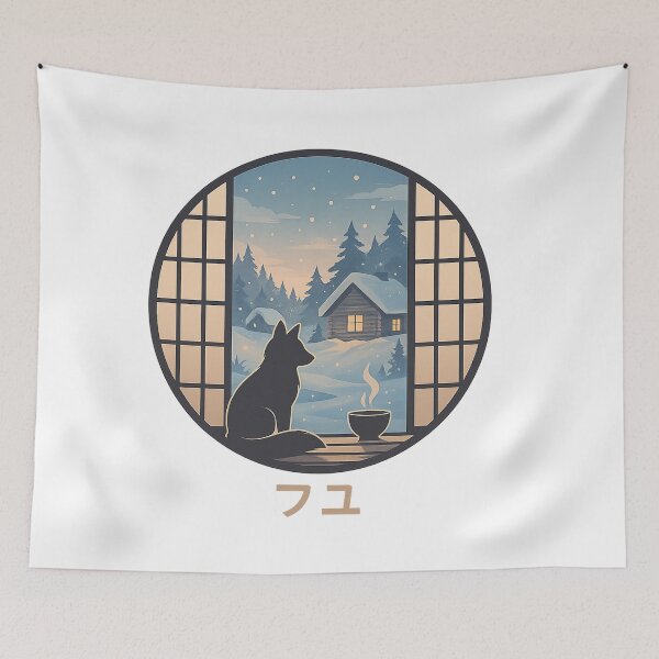 Item preview, Fuyu – Winter Cabin Serenity designed and sold by thtCMRAguy.