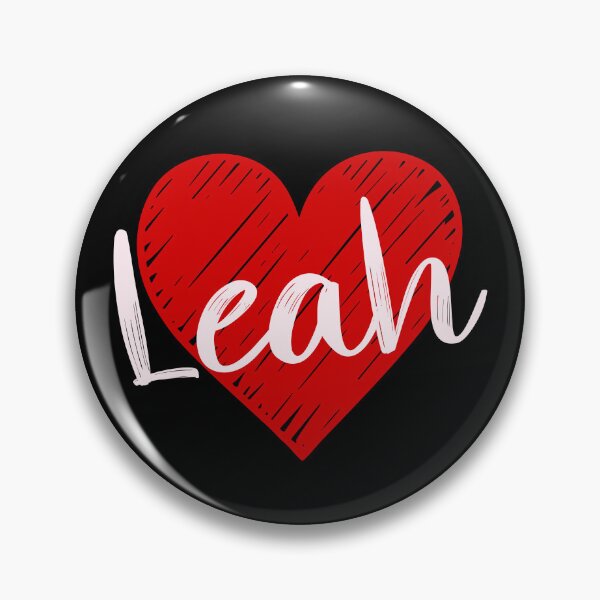 Item preview, Leah Name Red Heart  designed and sold by Jeallan Designs.