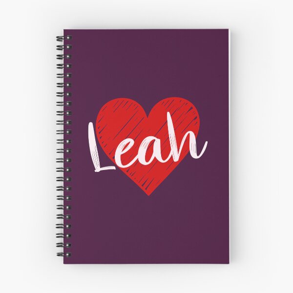 Item preview, Leah Name Red Heart  designed and sold by Jeallan Designs.