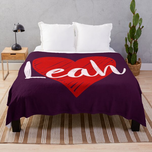 Item preview, Leah Name Red Heart  designed and sold by Jeallan Designs.