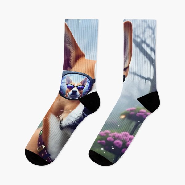 Item preview, Funny dogs with sunglasses in a strange place.  designed and sold by Nomad-Maynard.