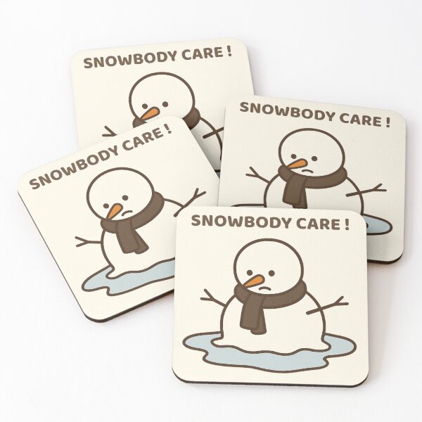 Item preview, Snowbody Care – Funny Melting Snowman Winter Pun designed and sold by RokaWorld.
