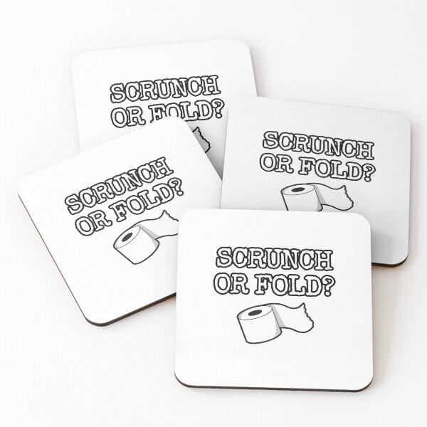 Item preview, Scrunch or Fold? One of life's biggest questions. designed and sold by Quality-Custom-Designs.