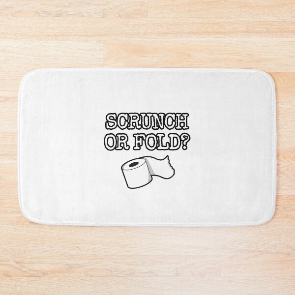 Item preview, Scrunch or Fold? One of life's biggest questions. designed and sold by Quality-Custom-Designs.