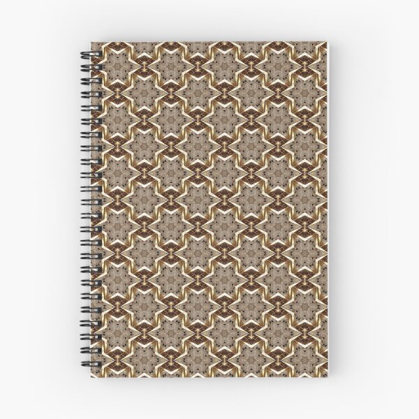 Item preview, Bohemian Heart Star Pattern in Brown designed and sold by Artistestella.