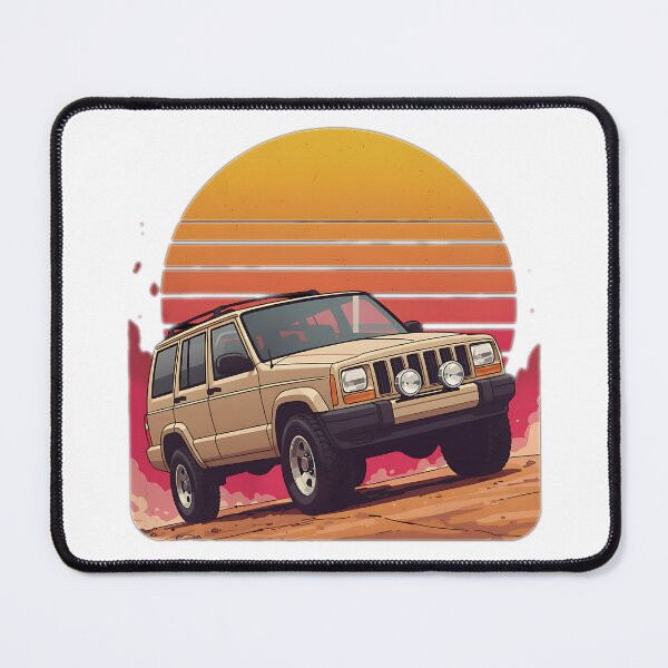 Item preview, Cherokee XJ 4x4 Off-Road Vintage Sunset designed and sold by Off-Road-Zone.
