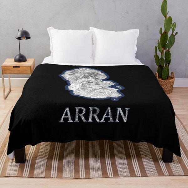 Item preview, Isle of Arran Scotland Topographic Map Print - Scottish Island Contour Art Gift for Hikers designed and sold by Loom on the Loch.