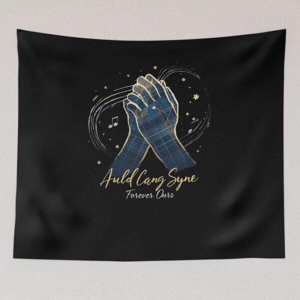 Item preview, Auld Lang Syne Forever Ours Scottish Tartan Hogmanay Gift designed and sold by Loom on the Loch.