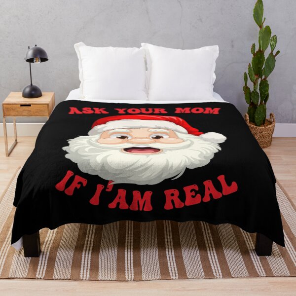 Item preview, Ask Your Mom If I'm Real Santa Claus Christmas designed and sold by creativevogue.