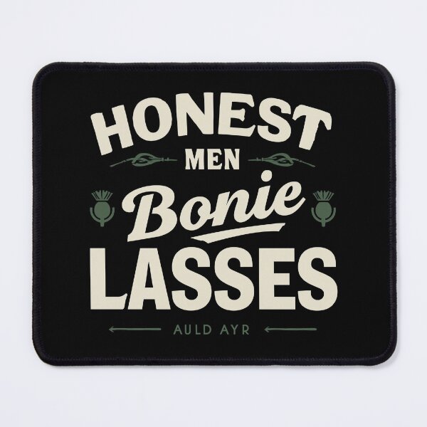 Item preview, Honest Men and Bonie Lasses Auld Ayr Design | Scottish Burns Poetry Gift designed and sold by Loom on the Loch.