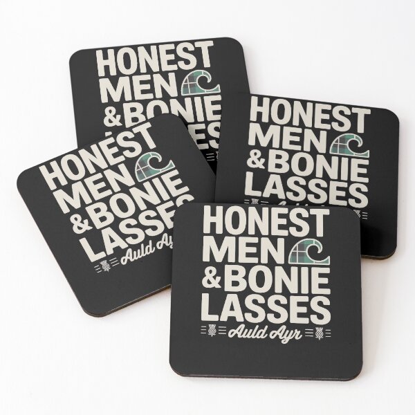 Item preview, Honest Men and Bonie Lasses Auld Ayr Design | Scottish Burns Poetry Gift  designed and sold by Loom on the Loch.