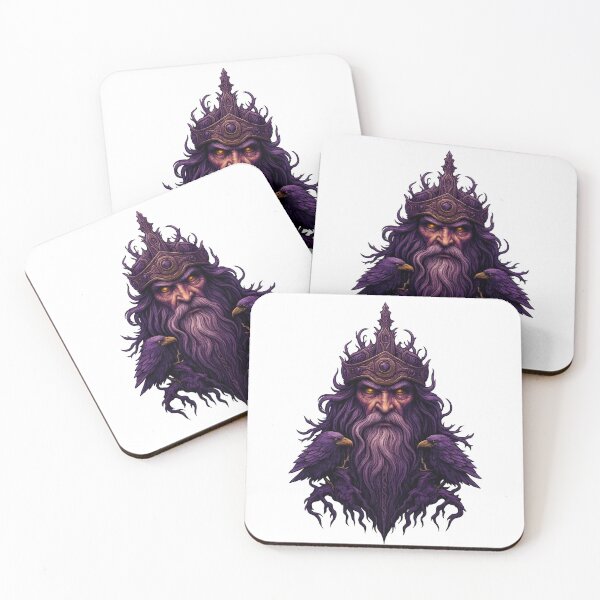 Item preview, The Enigmatic Dark King of Ravens designed and sold by VivaThread.