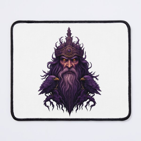 Item preview, The Enigmatic Dark King of Ravens designed and sold by VivaThread.