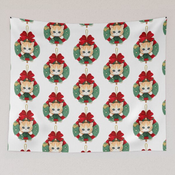 Item preview, Mofusand - Cat Christmas Wreath designed and sold by penny555.