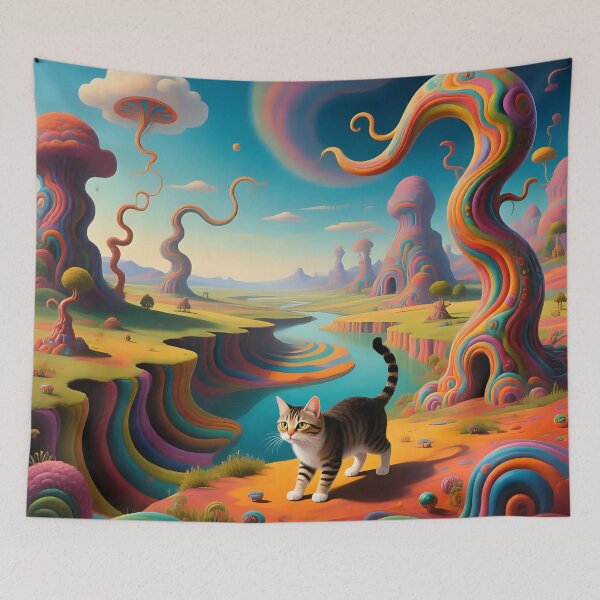 Item preview, A cat in a strange place.  designed and sold by Nomad-Maynard.