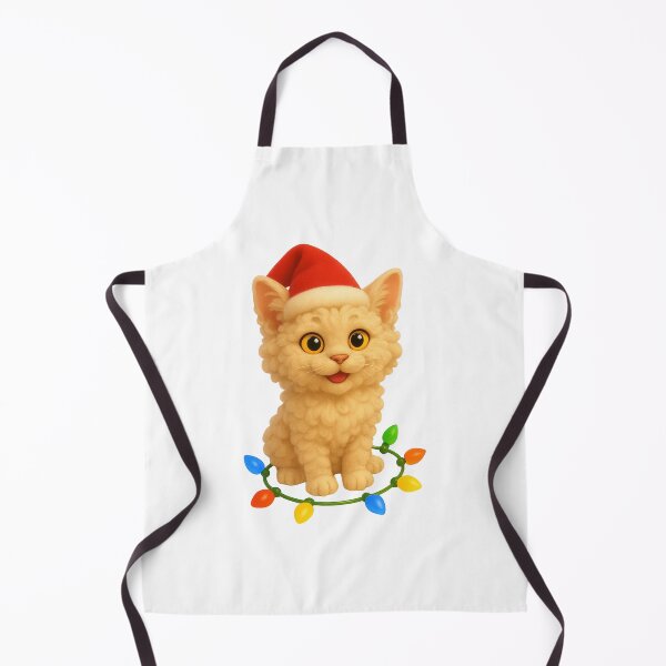 Item preview, Christmas Selkirk Rex Cat designed and sold by Sillytoe.