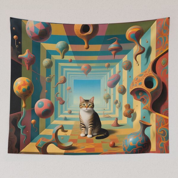 Item preview, A cat in a strange place.  designed and sold by Nomad-Maynard.
