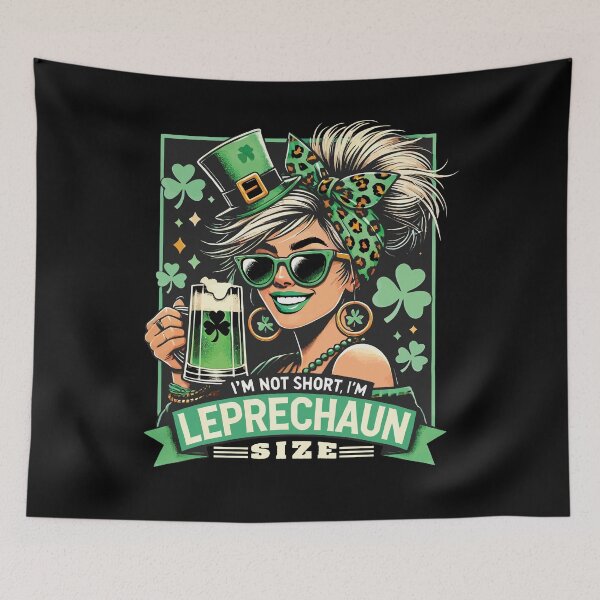 Item preview, Leprechaun Size I'm Not Short St Patrick's designed and sold by LuminOrb.