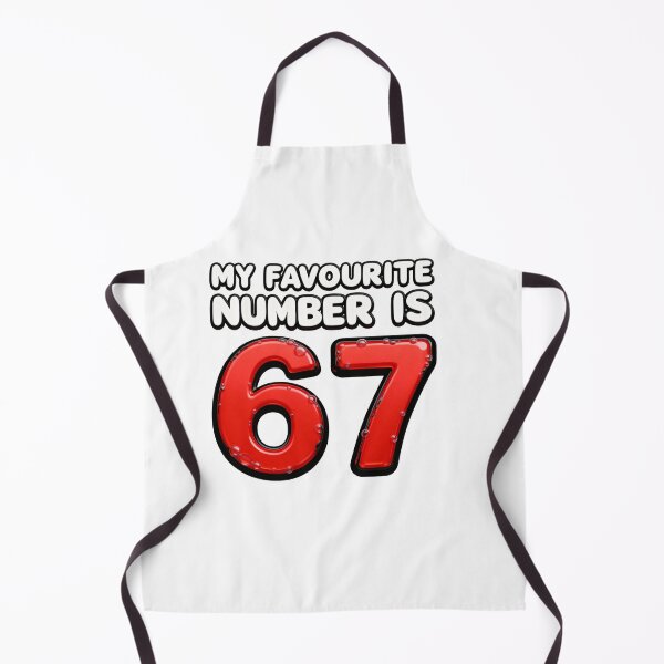 Item preview, My Favourite Number is 67 T-Shirt designed and sold by Quality-Custom-Designs.
