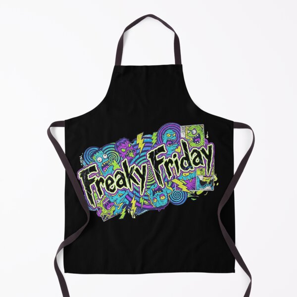 Item preview, Freaky Friday Retro Horror Comic Monster Zombie Neon Grunge T-Shirt designed and sold by SplashPixel.