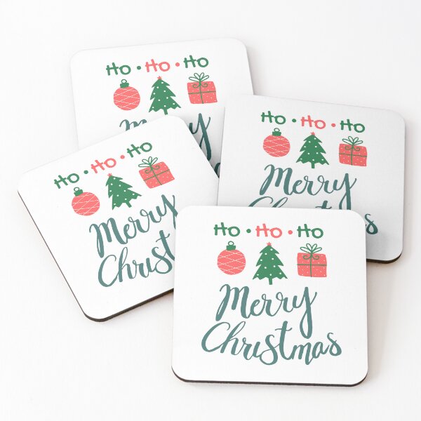 Item preview, Cute Hand-Drawn Ho Ho Ho Merry Christmas Festive Icons Design designed and sold by DoveVonBucket.