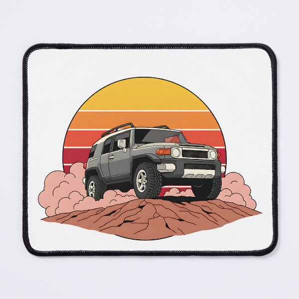 Item preview, Retro Sunset Off-Roading FJ Cruiser Adventure 4x4 designed and sold by Off-Road-Zone.