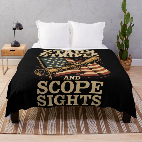 Item preview, Stars Stripes Scope Sights Hunting 4th July designed and sold by LuminOrb.