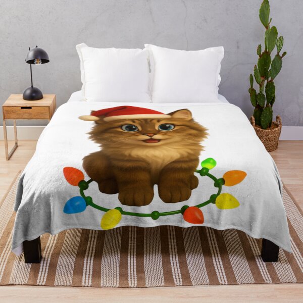 Item preview, Christmas Siberian Cat designed and sold by Sillytoe.