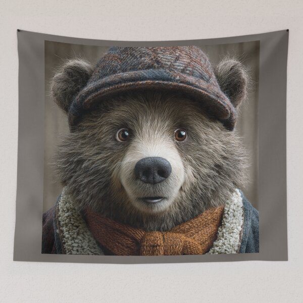 Item preview, A Bear with a Tweed Hat designed and sold by Savannah Gibbs.