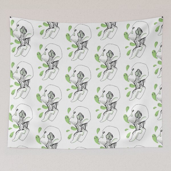 Item preview, Skull Screaming Ghosts designed and sold by ErraticRaccoon.
