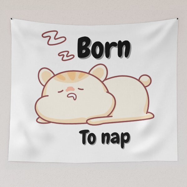 Item preview,   Born to Nap Funny Cat T-Shirt designed and sold by AyaCorner.