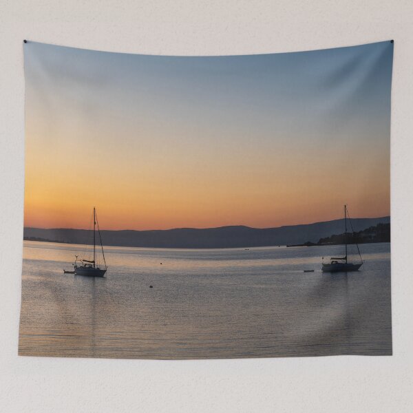 Item preview, Dawn Light over Kyles of Bute, Rothesay, Scotland designed and sold by Kasia Design.