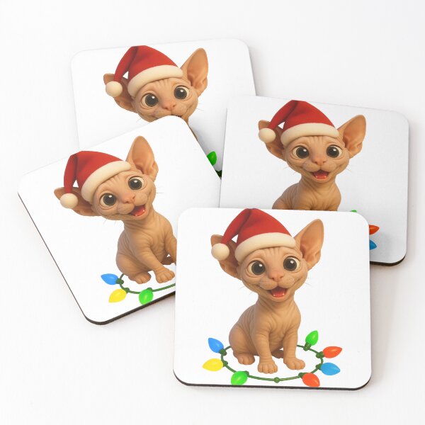 Item preview, Christmas Sphynx Cat designed and sold by Sillytoe.