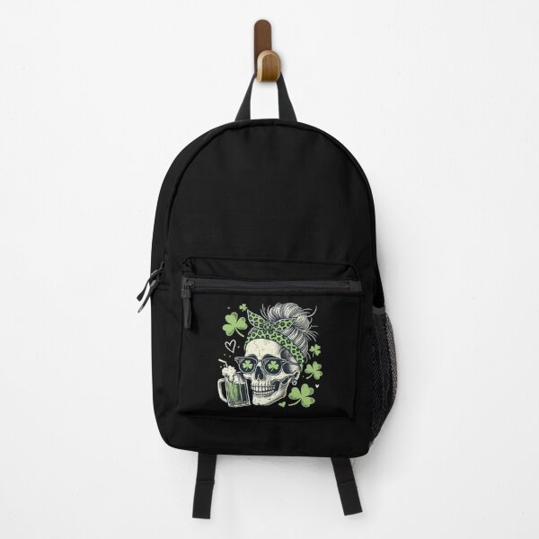 Item preview, St. Patrick's Day Skull Shamrock Fun designed and sold by LuminOrb.