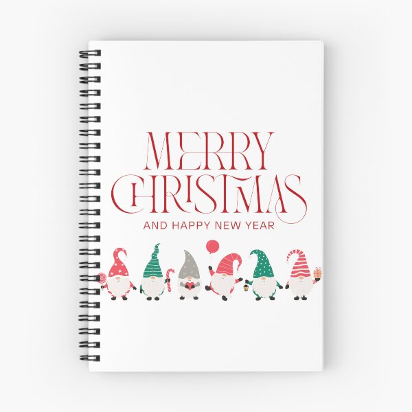 Item preview, Elegant Christmas Gnomes & Happy New Year Classic Festive Design designed and sold by DoveVonBucket.